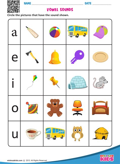 Vowels Worksheets Free Vowel Sounds Identification Amp Pre Kindergarten Vowels Worksheet - Pre-kindergarten Vowels Worksheet
