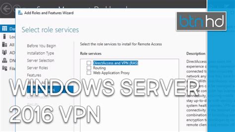 vpn for windows server 2016