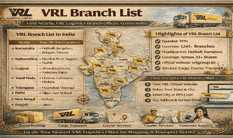 Vrl Branch List