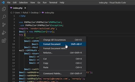 vscode extensions - Can VS Code format a selection of …