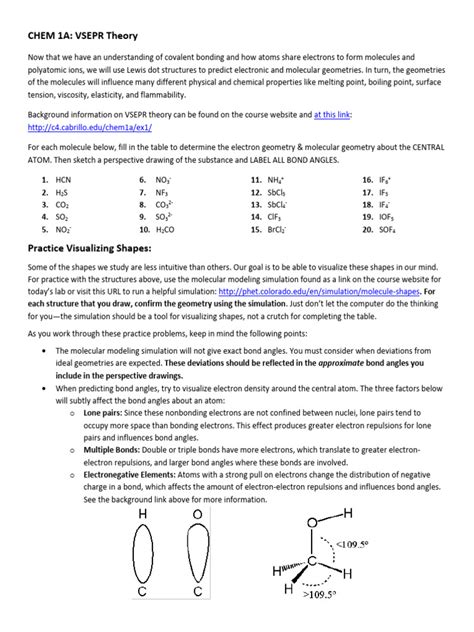 Read Vsepr Lab Answers 
