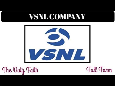 Vsnl Full Form