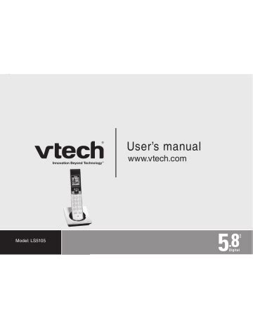 Read Vtech Ls5105 User Guide 