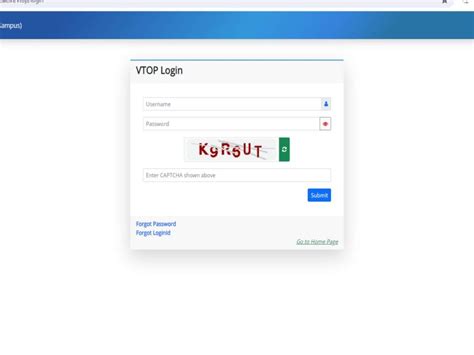 Vtop Student Login