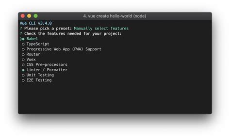 vue cli