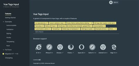 vuetagsinput by VueJS Expo
