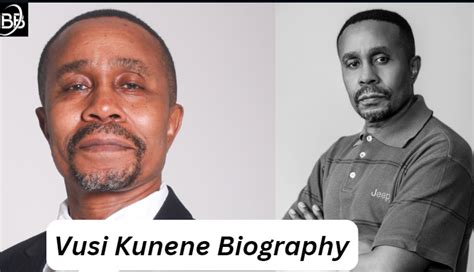 vusi kunene biography examples