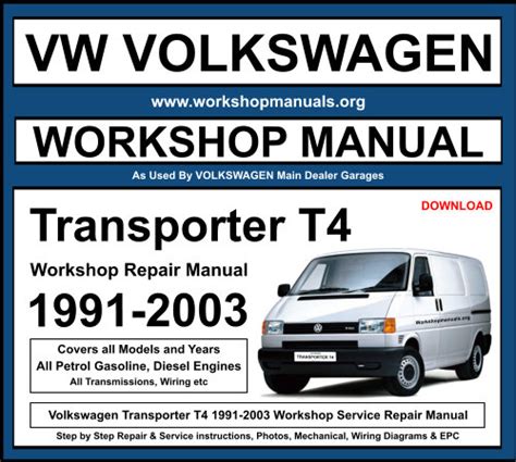Vw T4 Engine Workshop Manual