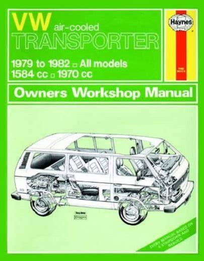 vw transporter owner s workshop manual paperback
