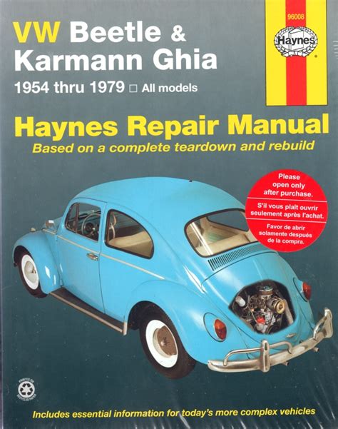 Download Vw Karmann Ghia 1954 1979 Service Repair Manual 
