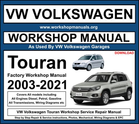 Full Download Vw Touran Pdf Workshop Service Repair Manual 2003 2017 