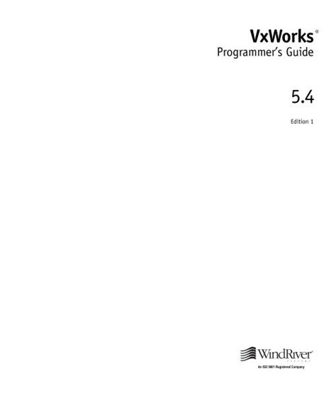 Read Online Vxworks Programmers Guide 5 3 Jlab Computer Center 