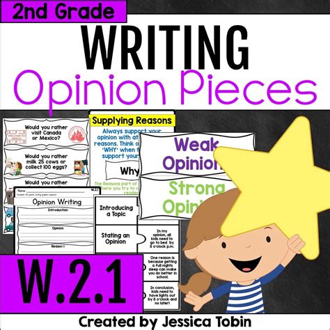 W 2 1 2nd Grade Opinion Writing Elementary Opinion Writing Prompts For Second Grade - Opinion Writing Prompts For Second Grade