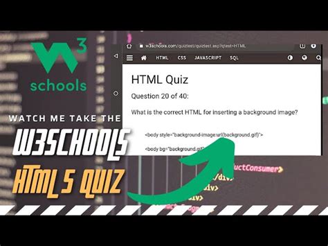 Read W3Schools Html Quiz Answers 