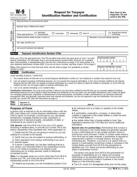 Read W9 Form 2013 Word Document 