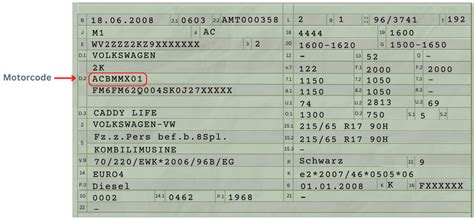 waar staat motorcode mini