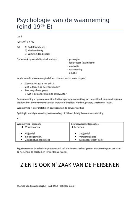 waarneming beïnvloedt interpretatie