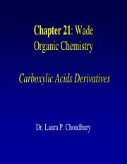 Full Download Wade Organic Chemistry Chapter 21 