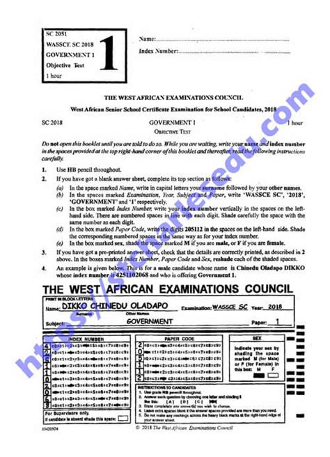 Download Waec May June 2014 Question Paper On Government 