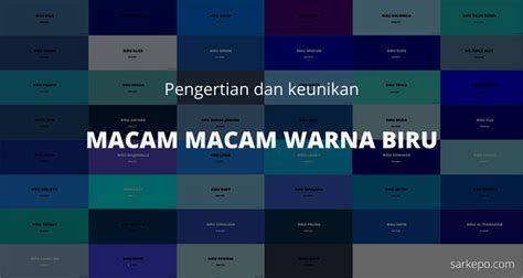 Waena Biru  42 Macam Macam Warna Biru Bahasa Indonesia Gambar - Waena Biru