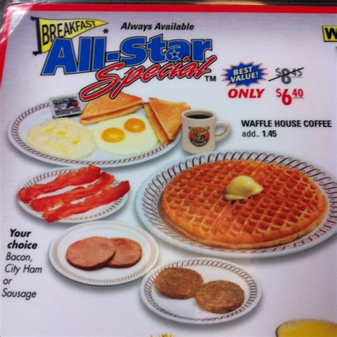 Waffle House All Star Breakfast