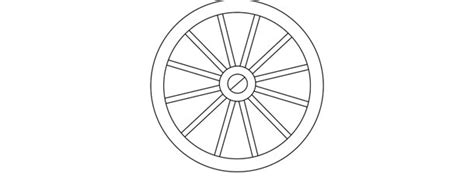 Wagon Wheel Template
