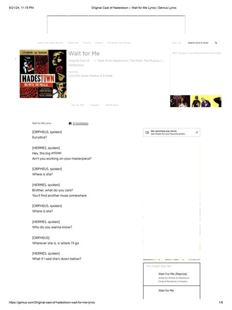 Wait For Me Lyrics