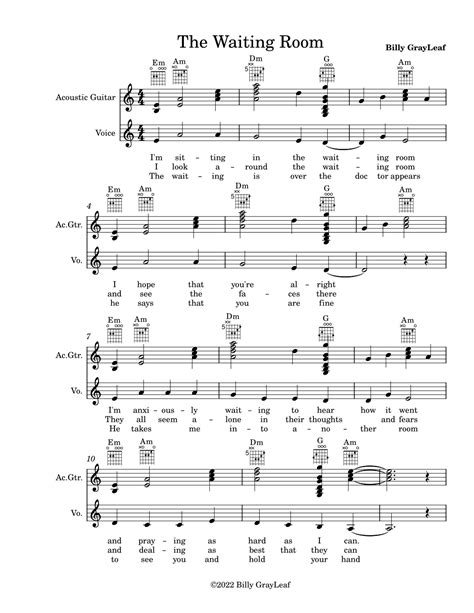Waiting Room Chords