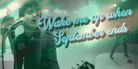 Wake Up When September Ends Chords