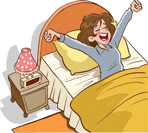 waking up