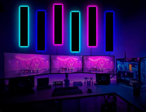 wall led gaming lights