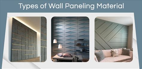 Wall Panelling Materials