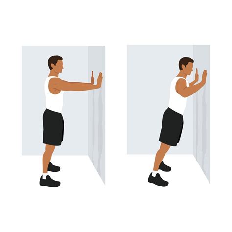 wall push up exercise
