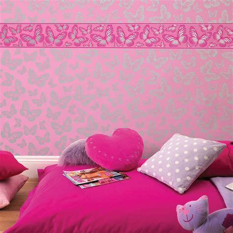 Wallpaper Borders For Girls Bedroom