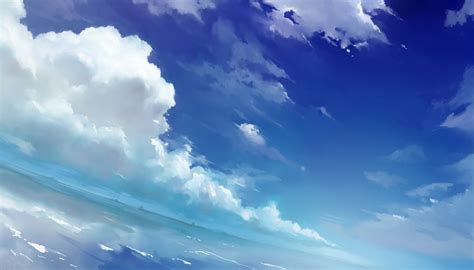 wallpaper sky anime