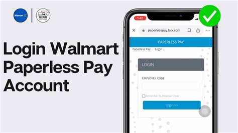 Walmart Paperless Pay