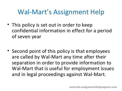 walmart policy on dating