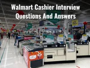 Read Walmart Cashier Interview Questions And Answers 