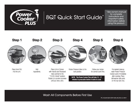 Full Download Walmart Power Cooker Quick Start Guide 