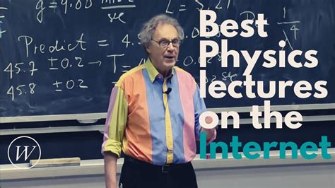 walter lewin mit physics lectures walter