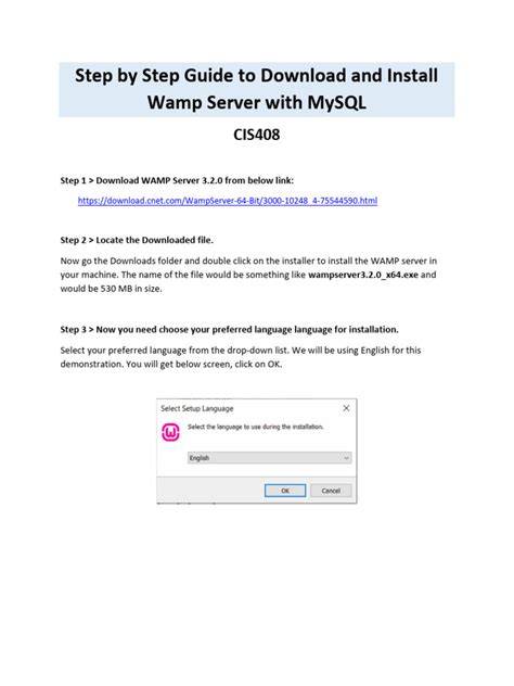 Wamp Server Manual
