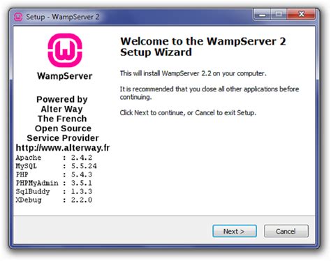 Wamp Server Software