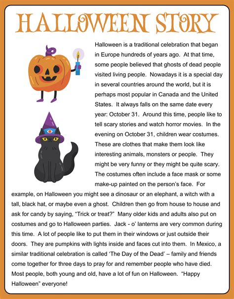 Wandering Scientist Halloween Stories 5th Grade Halloween Stories - 5th Grade Halloween Stories