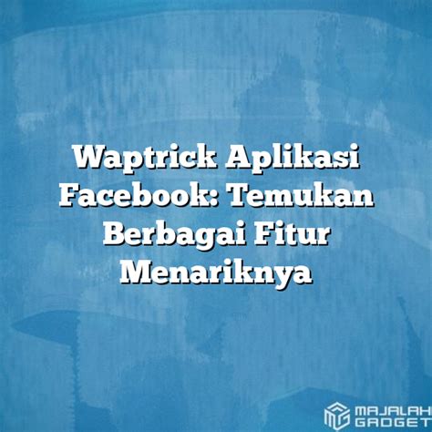 waptrick aplikasi facebook java