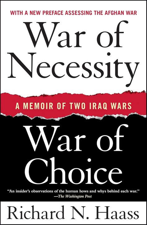 War Of Necessity War Of Choice A Memoir Of Two Iraq Wars