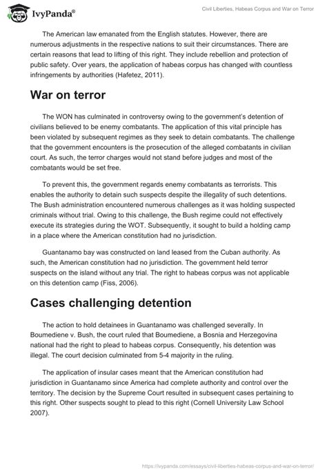 Full Download War On Terror Research Paper 