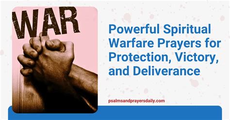 Warfare Prayers And Declarations