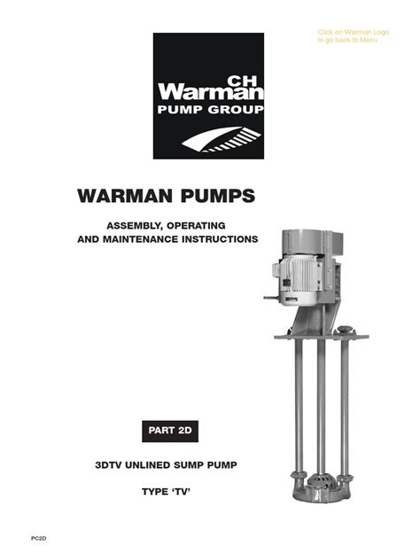 Warman Spr Pump Maintenance Manual