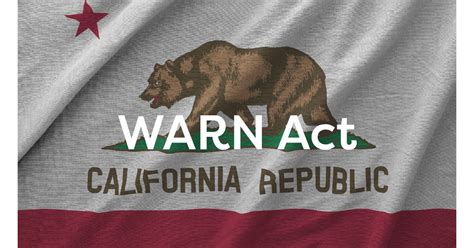 warn act california