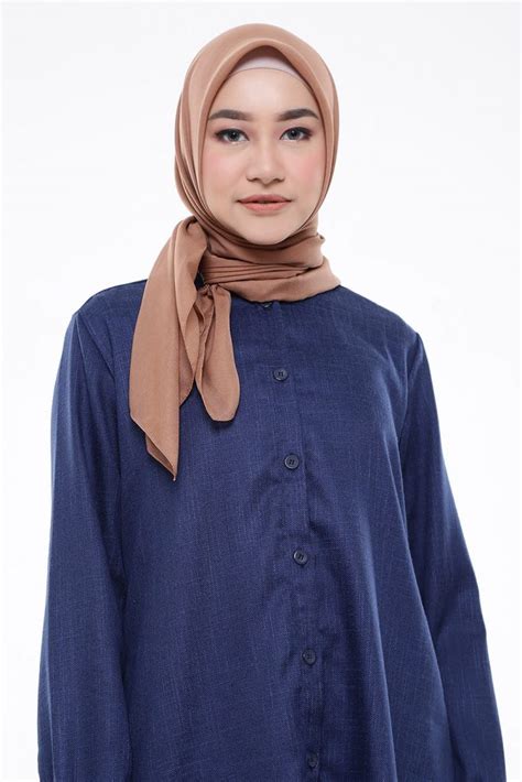 Warna Dongker  Jilbab Yang Cocok Untuk Gamis Warna Biru Laut - Warna Dongker